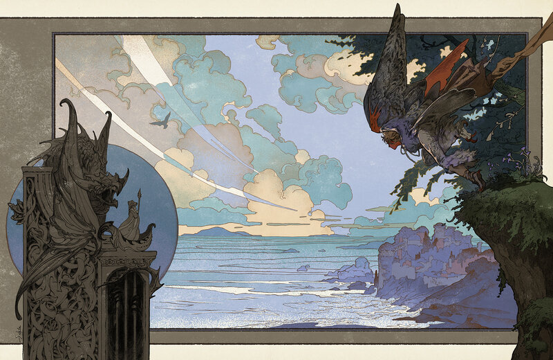 Dragon on a Pillar