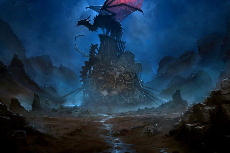 Dragon on Mechanical Structure