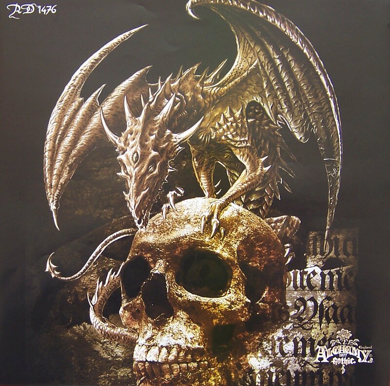 Dragon on Skull
