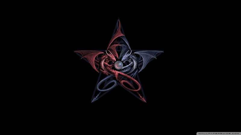 dragon pentagram symbol