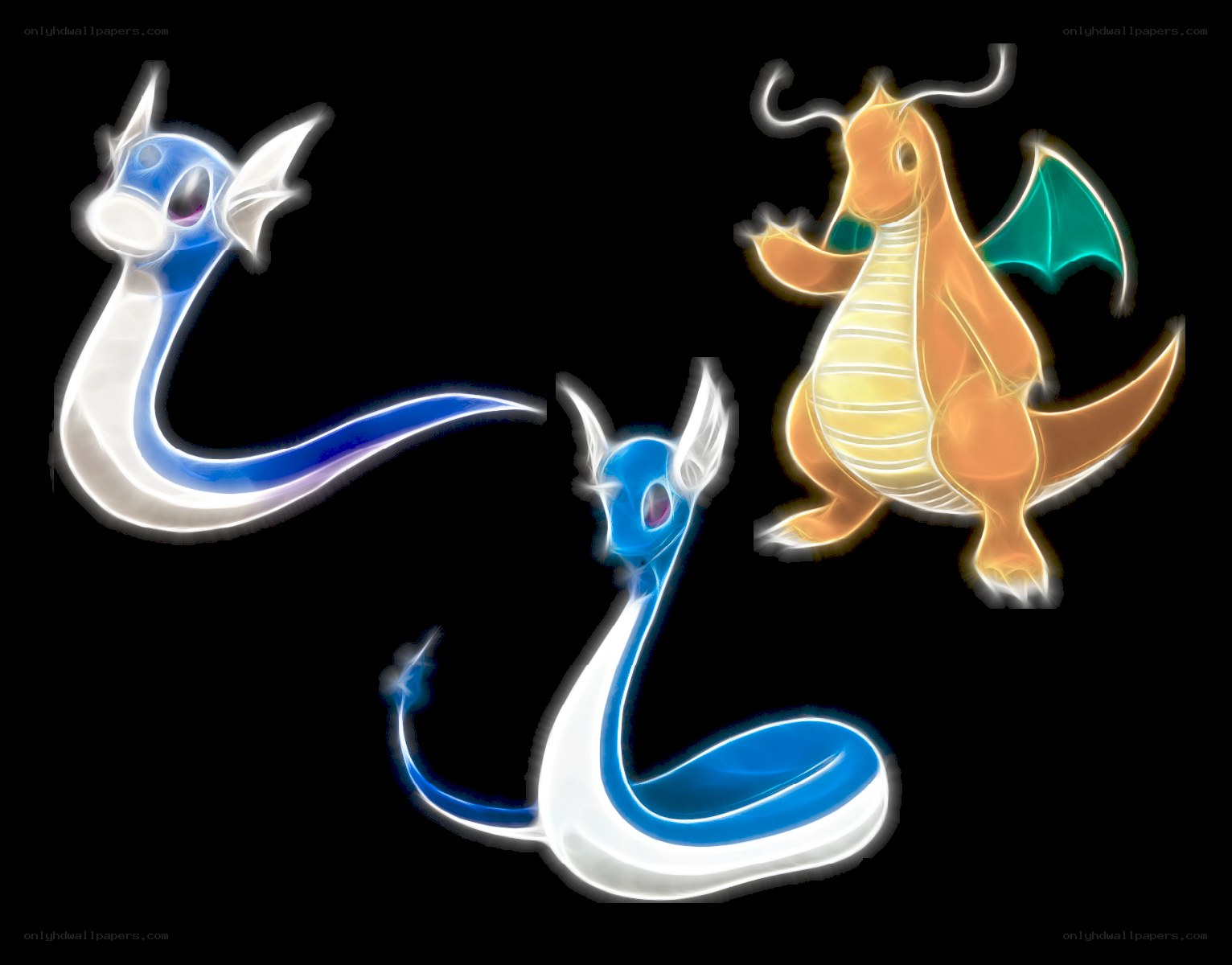 Dragon Pokémon trio