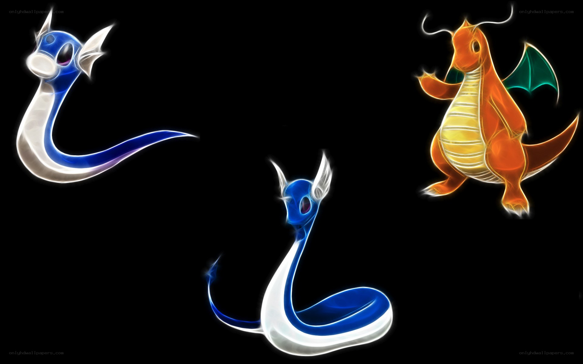 Dragon Pokémon trio