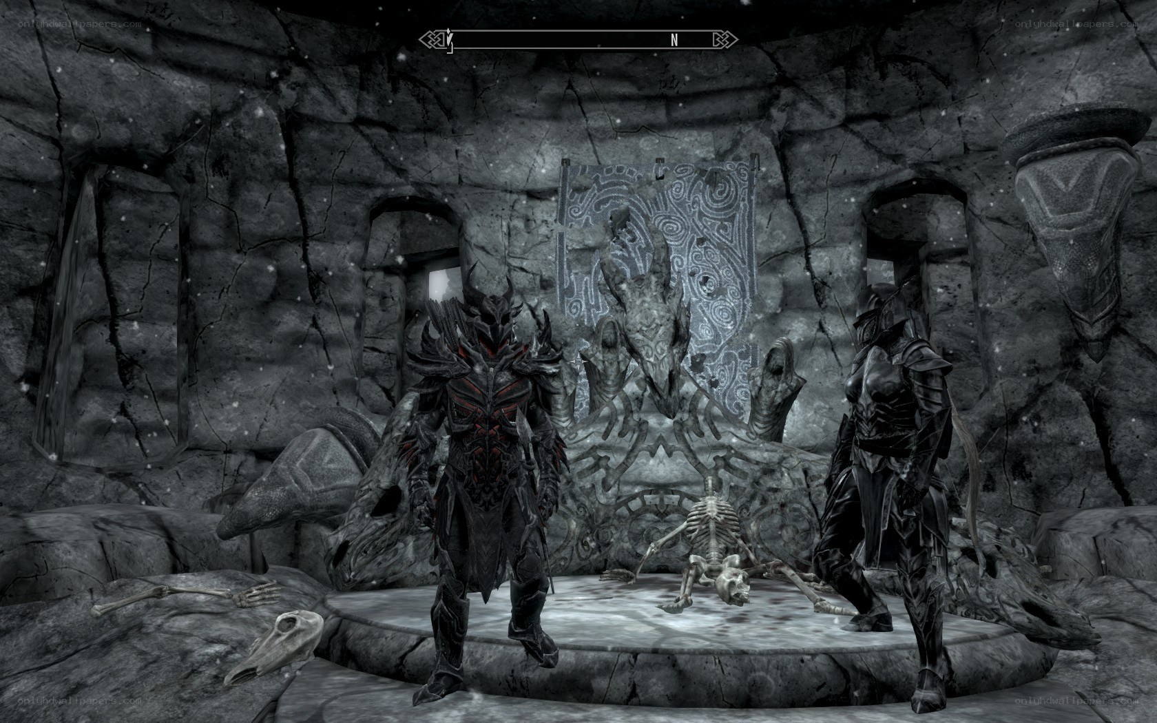 dragon priest in ancient chamber