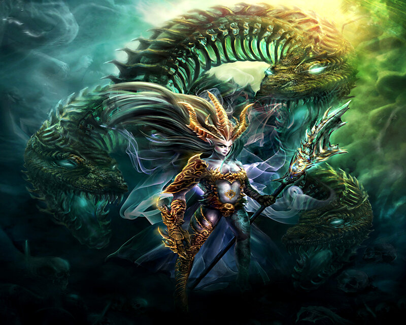 Dragon Queen in Underworld