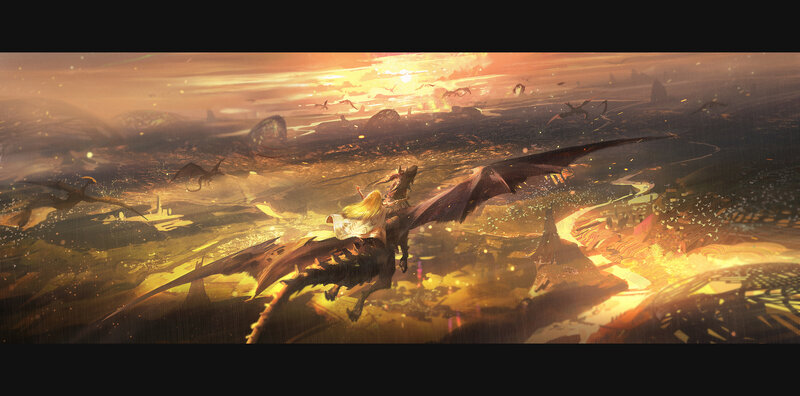 Dragon Rider Flying