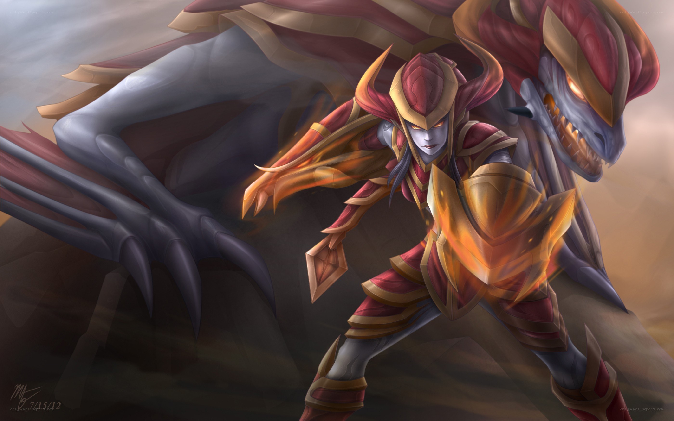 dragon rider in armor