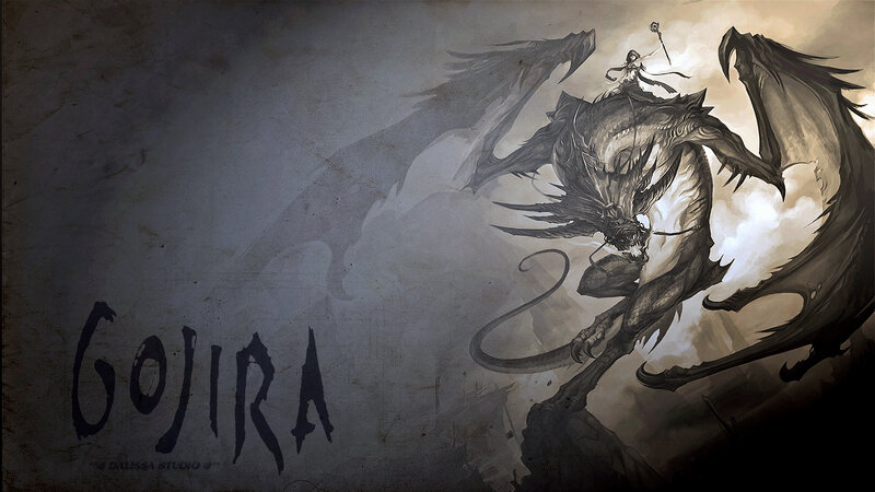Dragon Rider on a Dragon — Gray