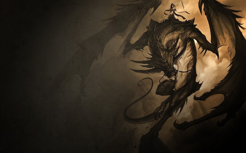 Dragon Rider on Beast