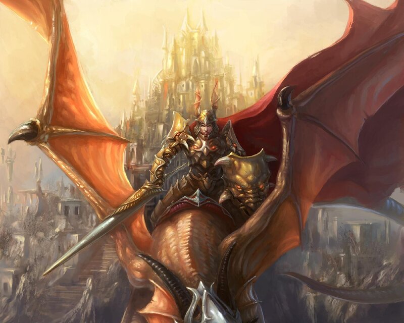 Dragon Rider on Dragon