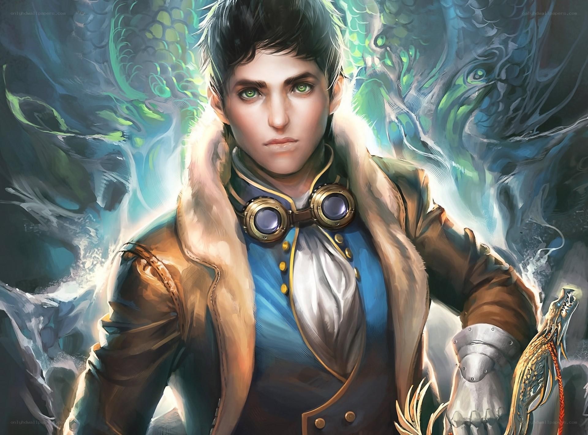 dragon rider with goggles