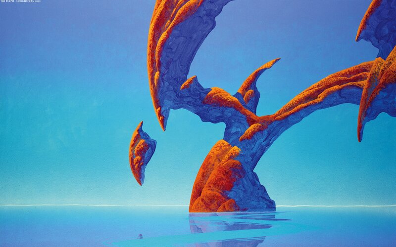Dragon Sculpture in Water