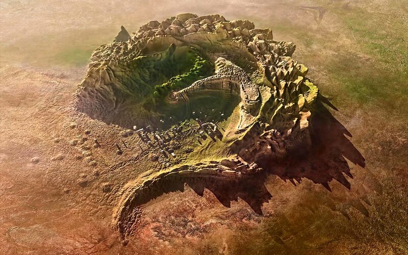 Dragon-shaped Mountain