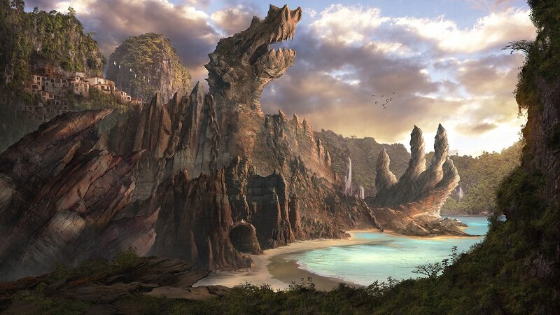 Dragon-shaped Rock Formation