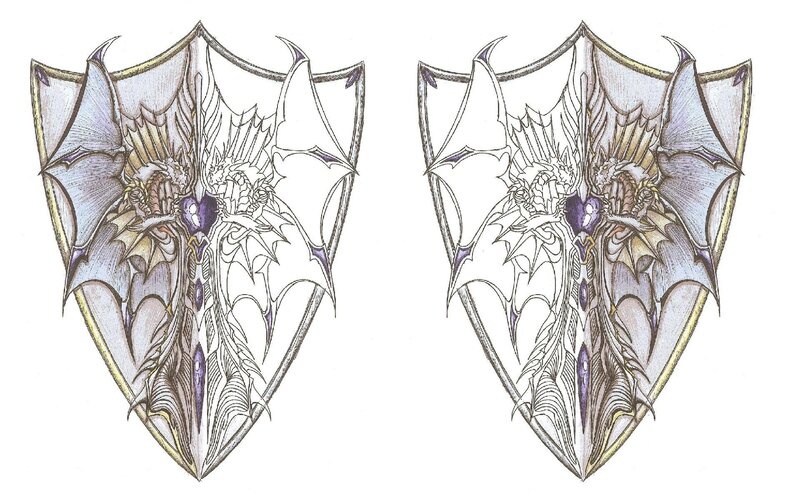 dragon shield designs