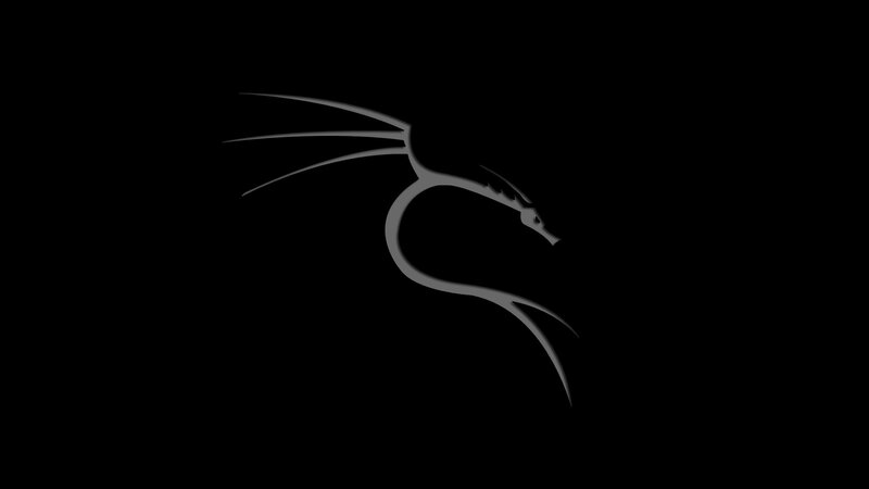 Dragon Silhouette — Black, Minimalist