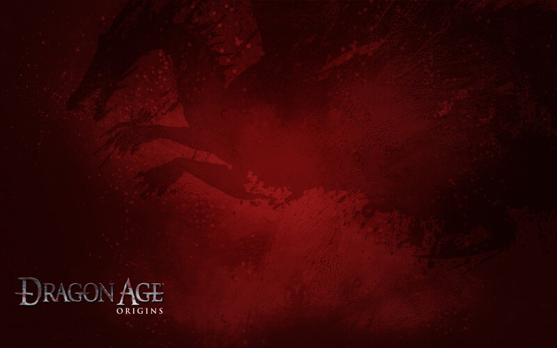 Dragon Silhouette — Red, Dramatic, Digital Art