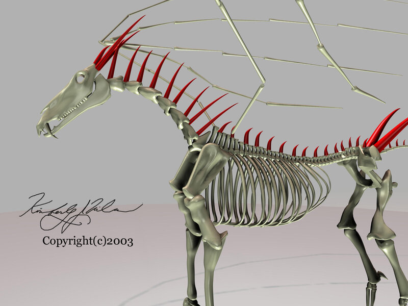 dragon skeleton model