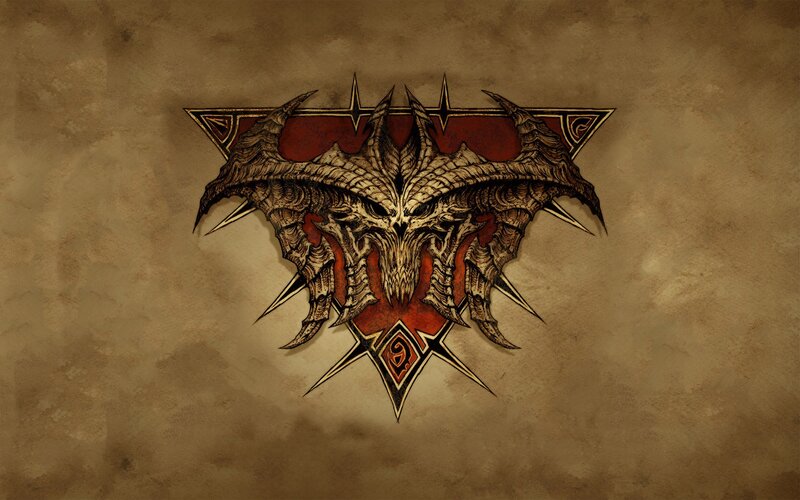 Dragon Skull Emblem — Brown