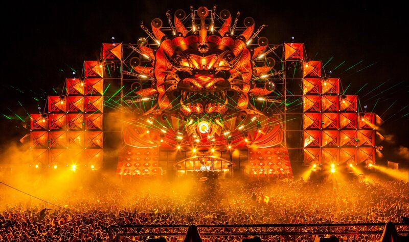 Dragon Stage at Festival — Orange