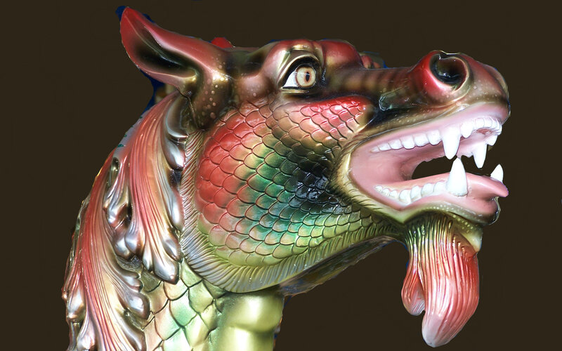 Dragon Statue Head
