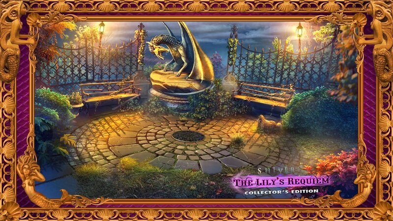 Dragon Statue in Garden — Gold