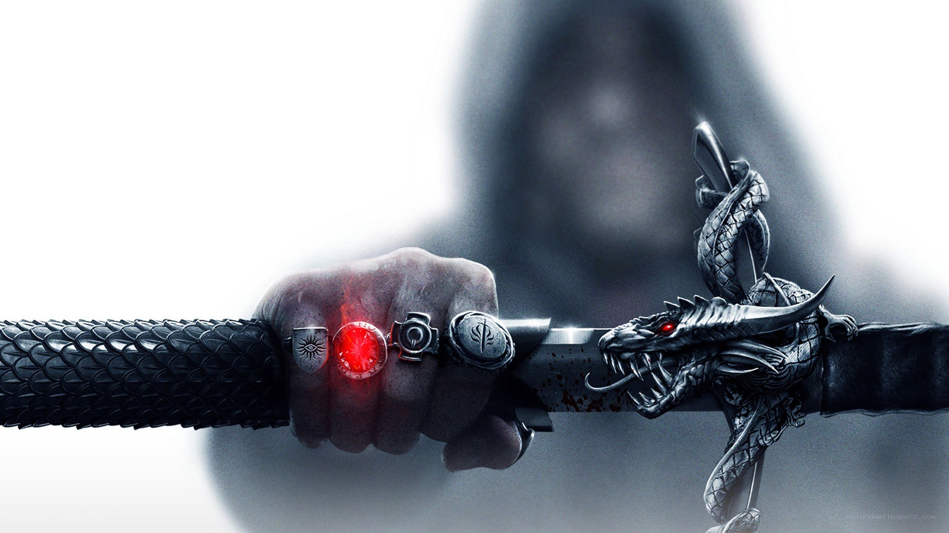 dragon sword in hand