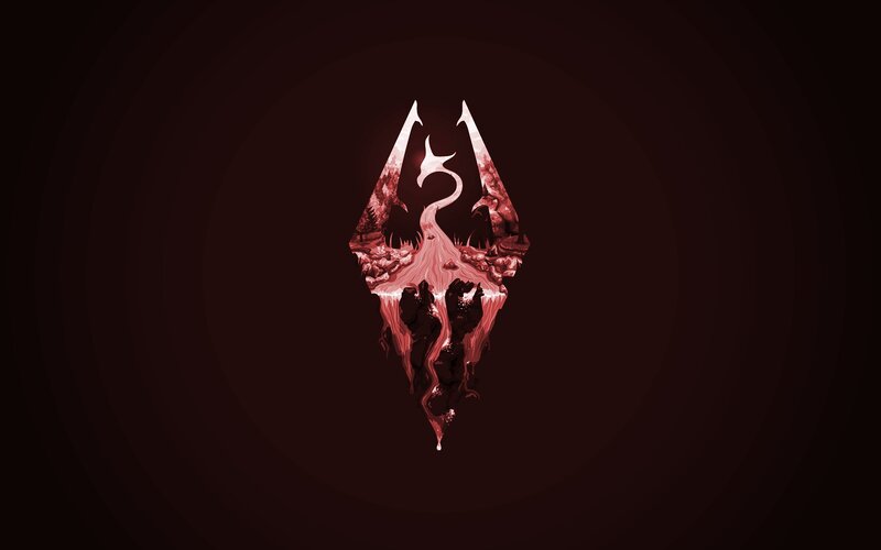 Dragon Symbol in Red