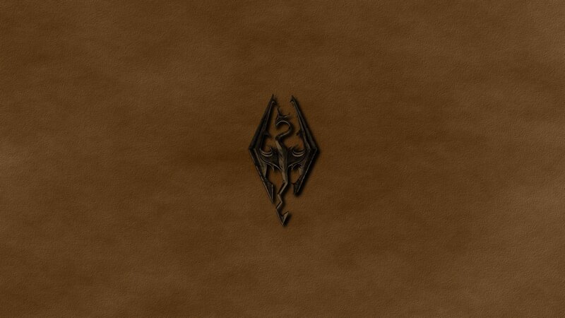 Dragon Symbol on Brown