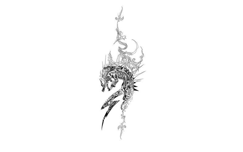 dragon tattoo design