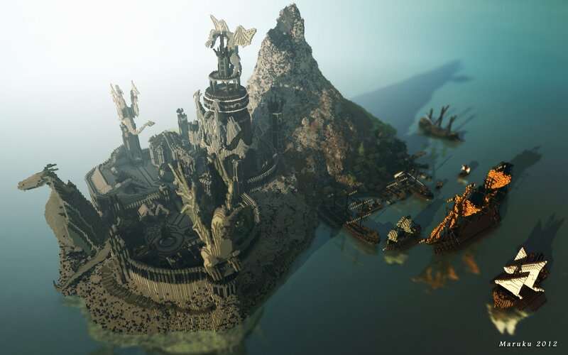 Dragon-themed Castle Island