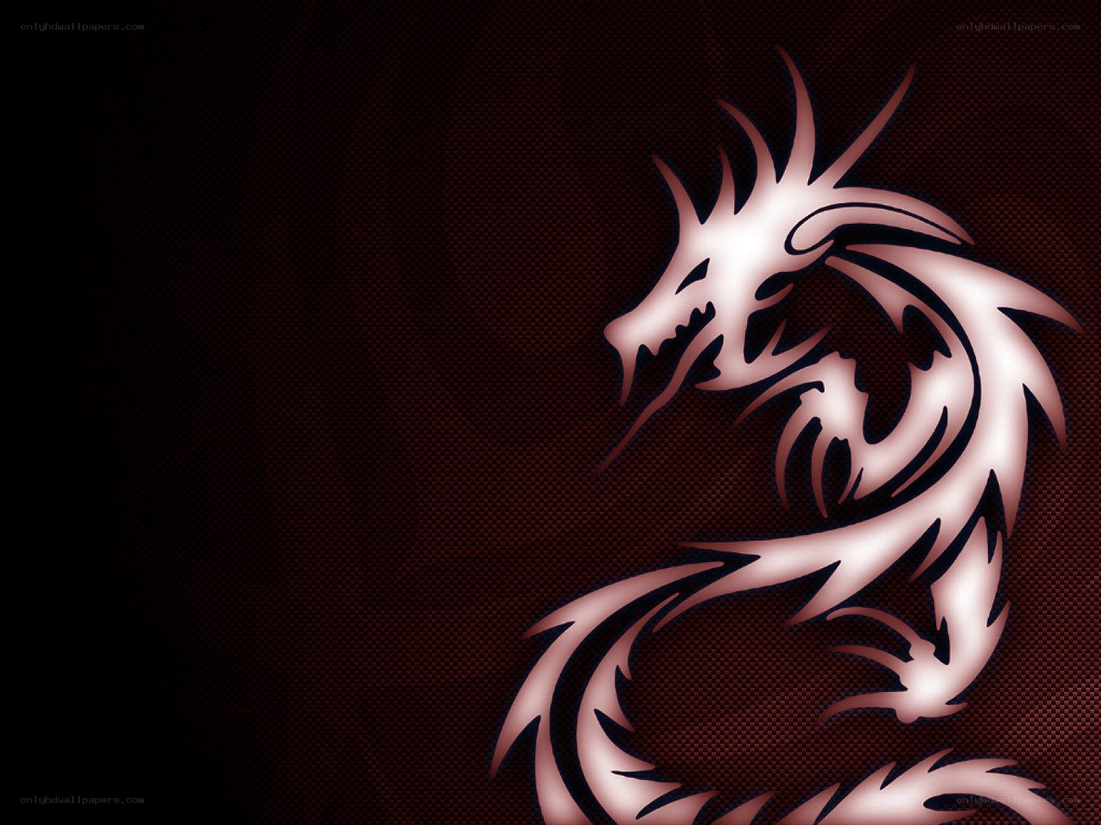 dragon tribal design wallpaper