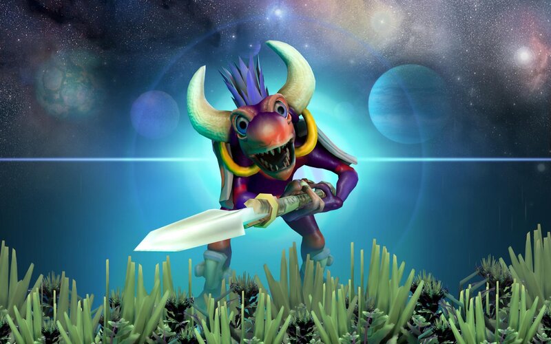 dragon warrior in space