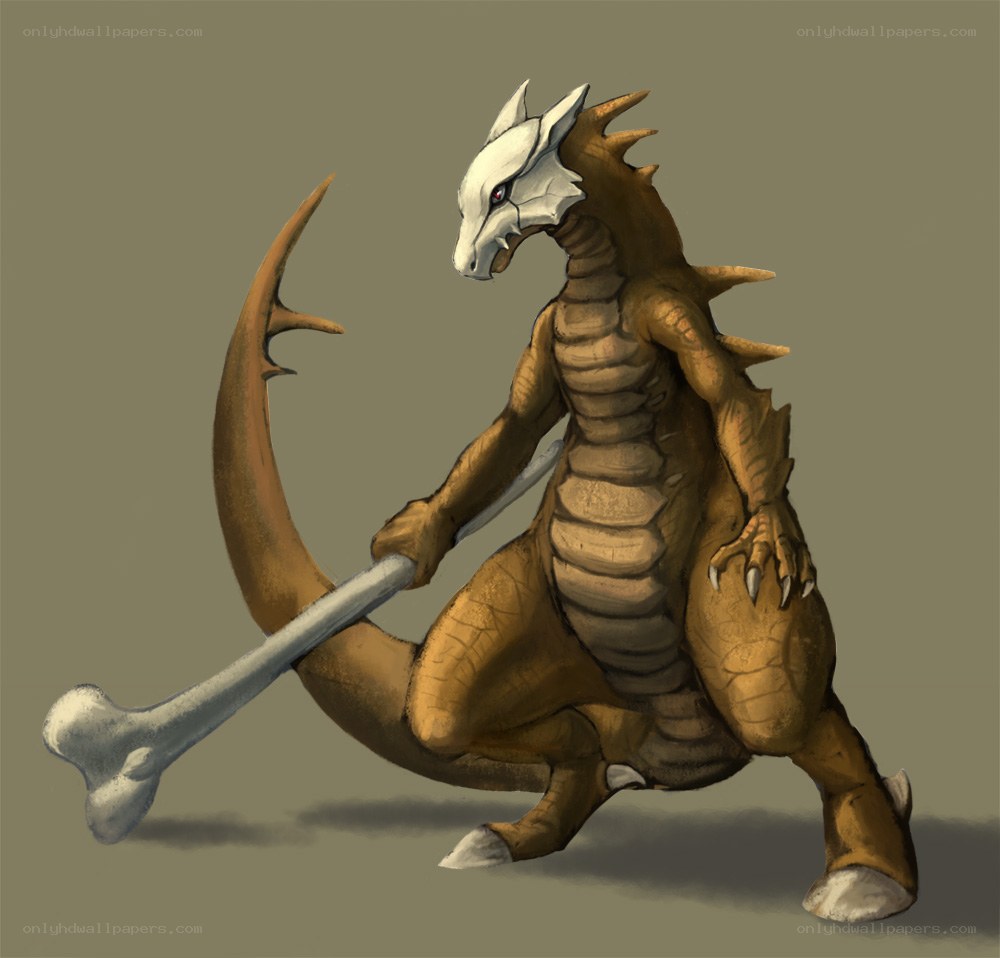 dragon warrior with bone weapon