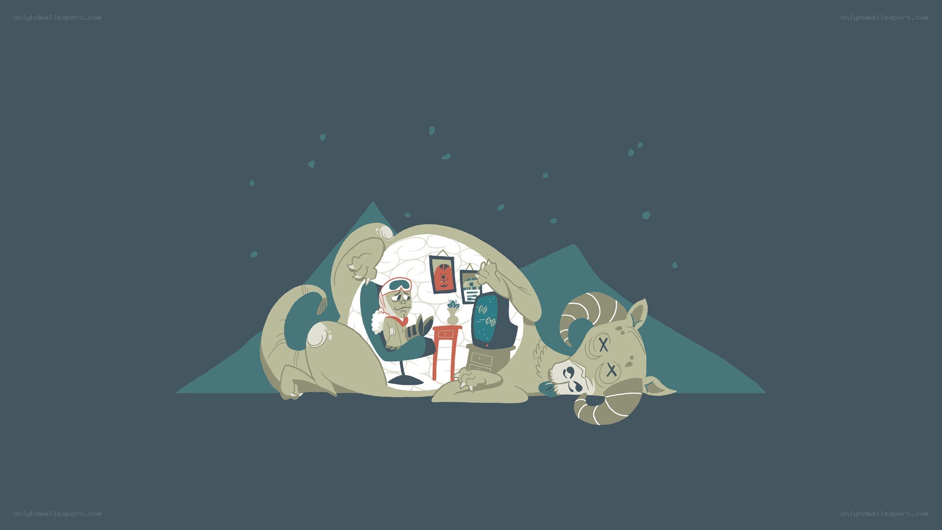 dragon with a human inside