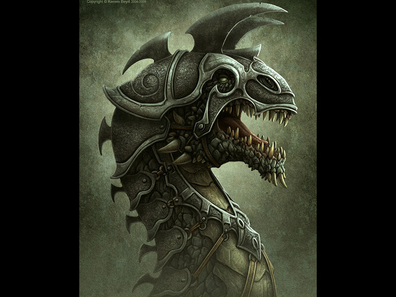 Dragon with Armor