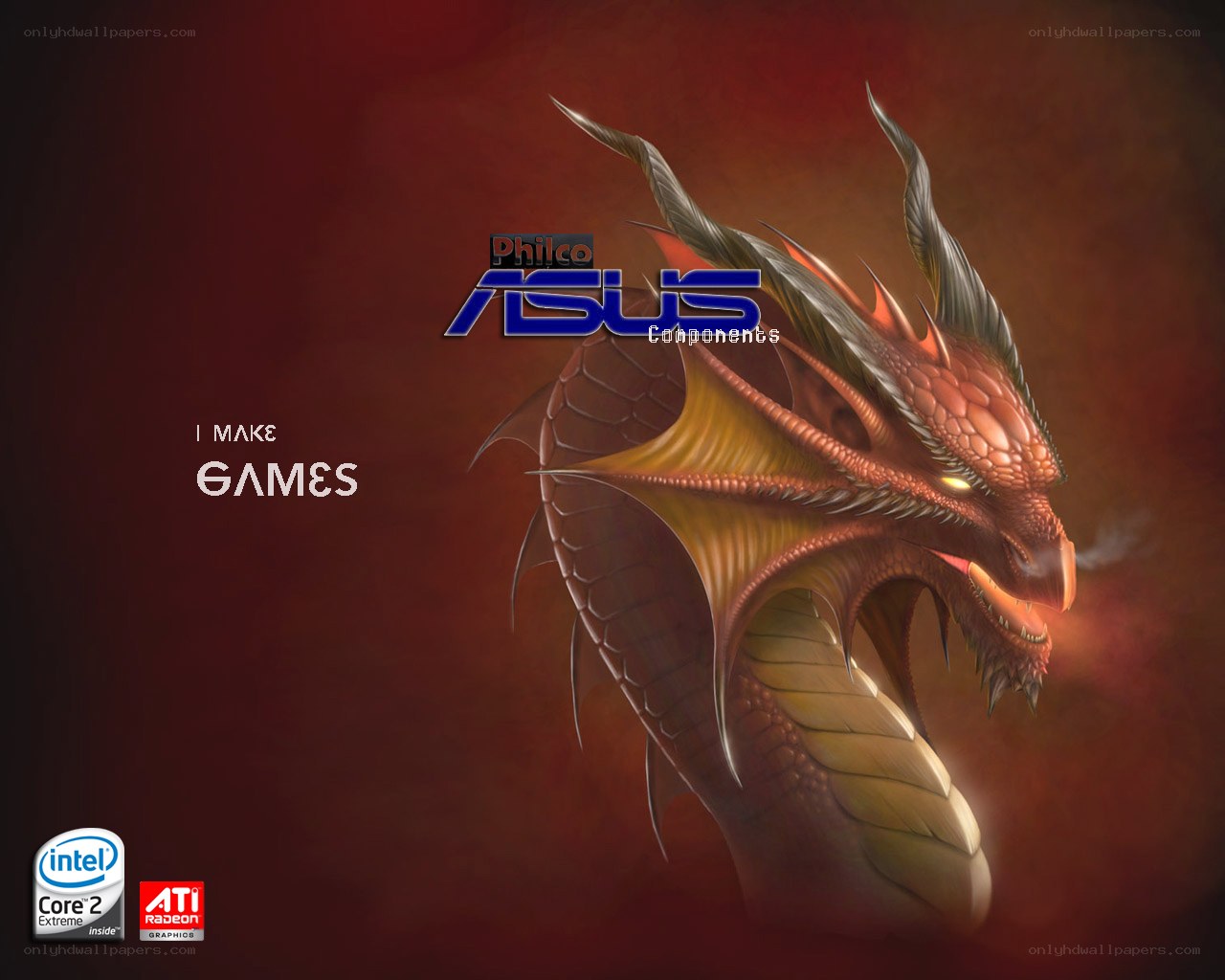 Dragon with ASUS branding