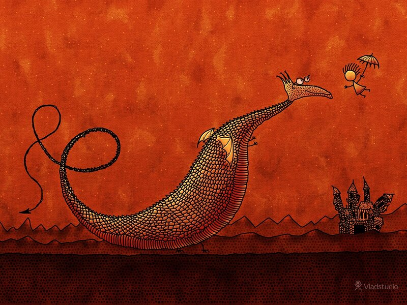 Dragon with Child