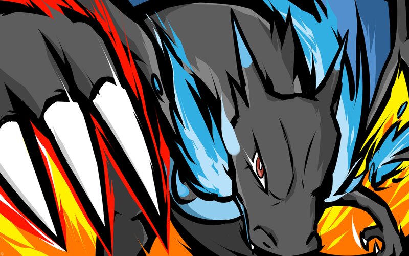 Dragon with Fire and Ice