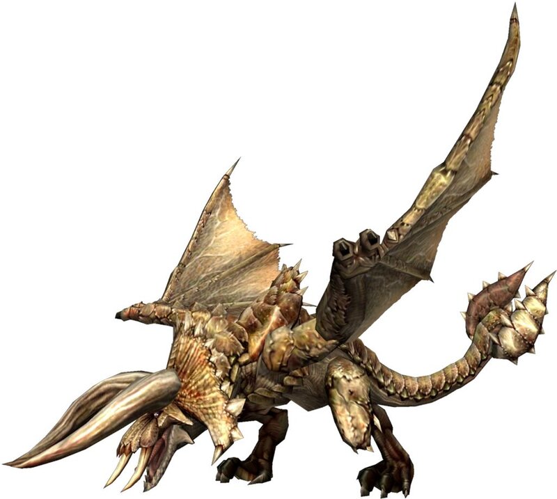 Dragon with Large Wings — Brown