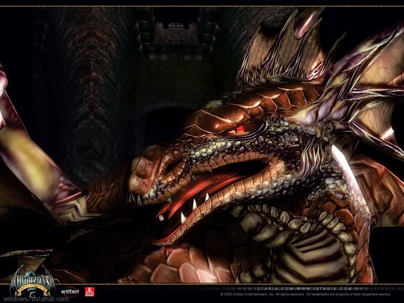 Dragon with Open Mouth — Brown