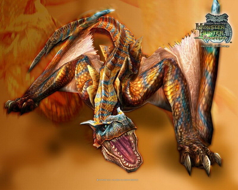 Dragon with Open Mouth — Orange