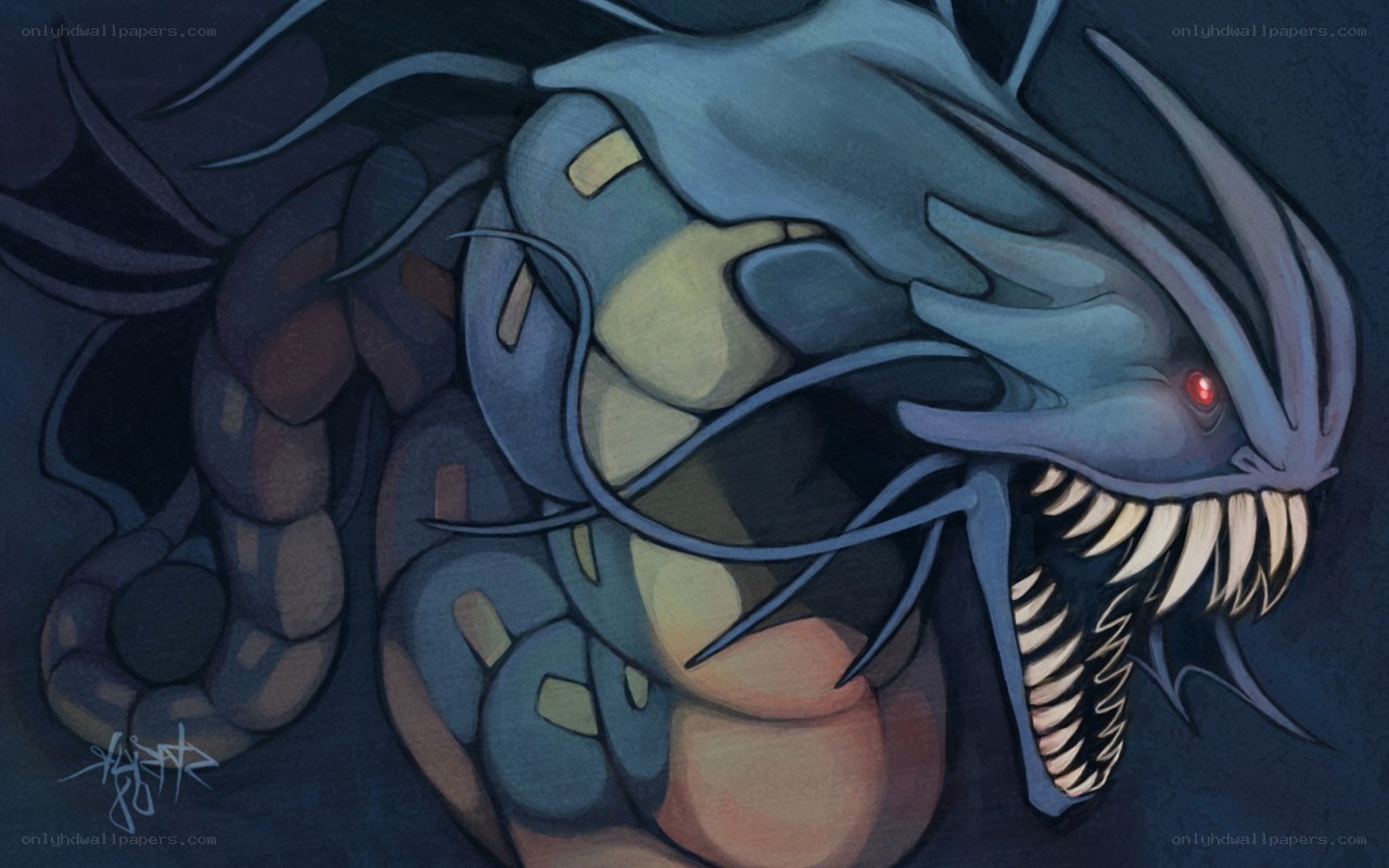 dragon with red eyes