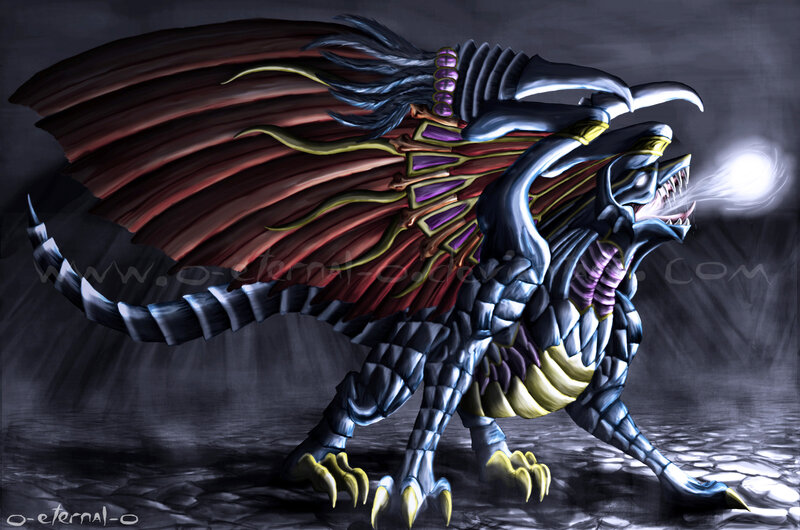 dragon with red wings
