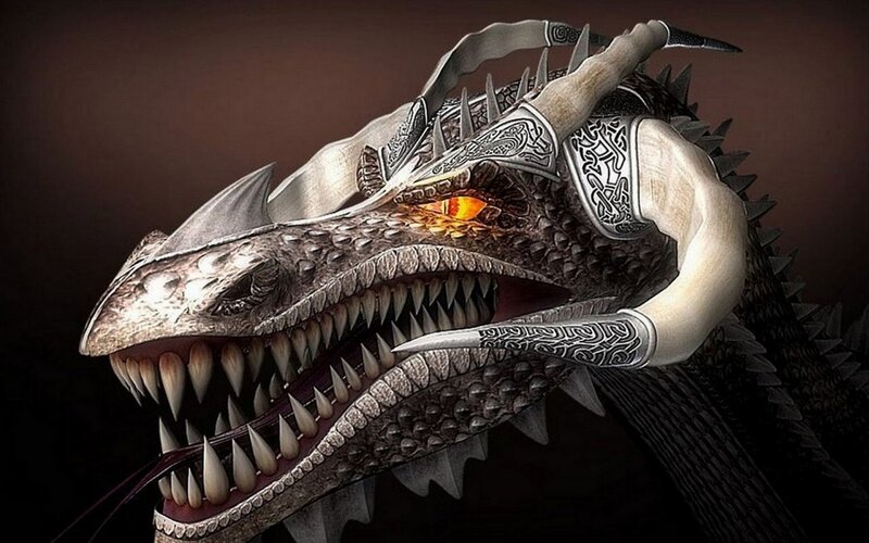 Dragon with Weapons