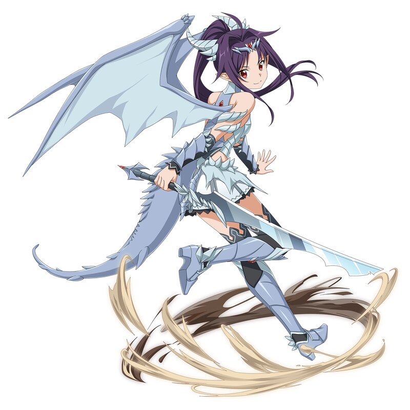 Dragon-woman Warrior — Purple