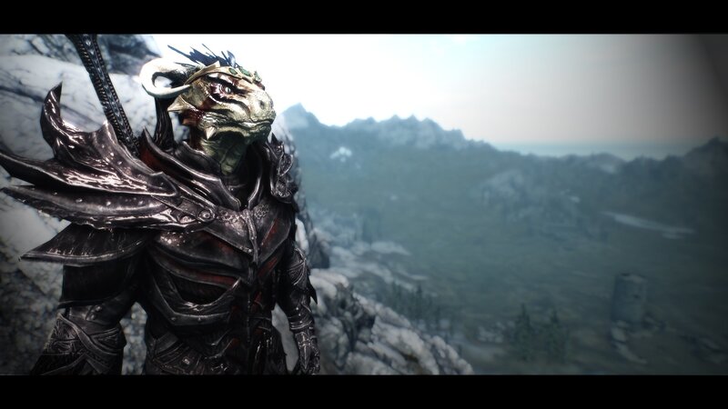 dragonborn in armor
