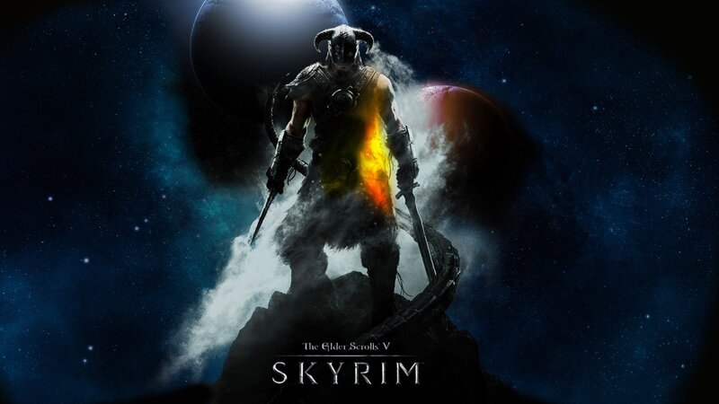Dragonborn Warrior — Blue