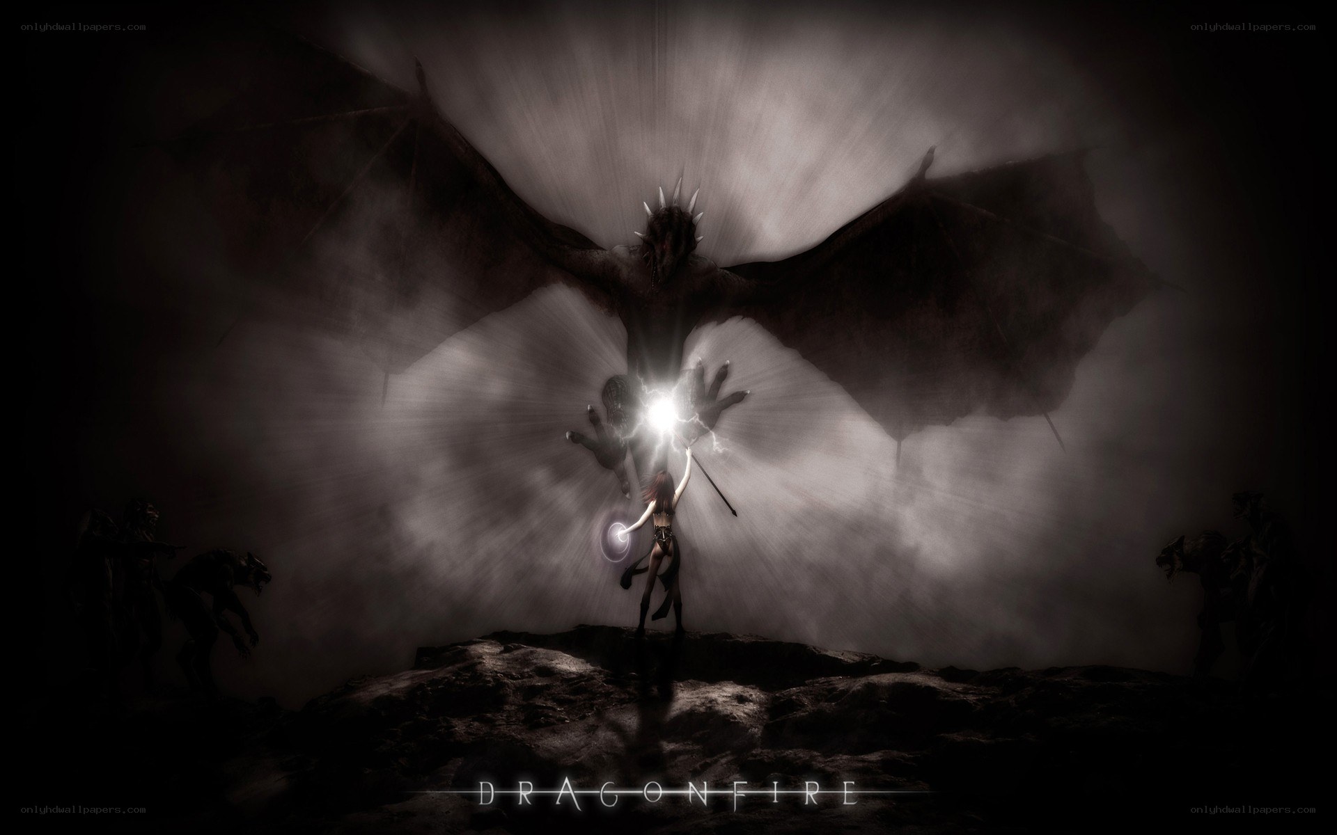 Dragonfire battle scene