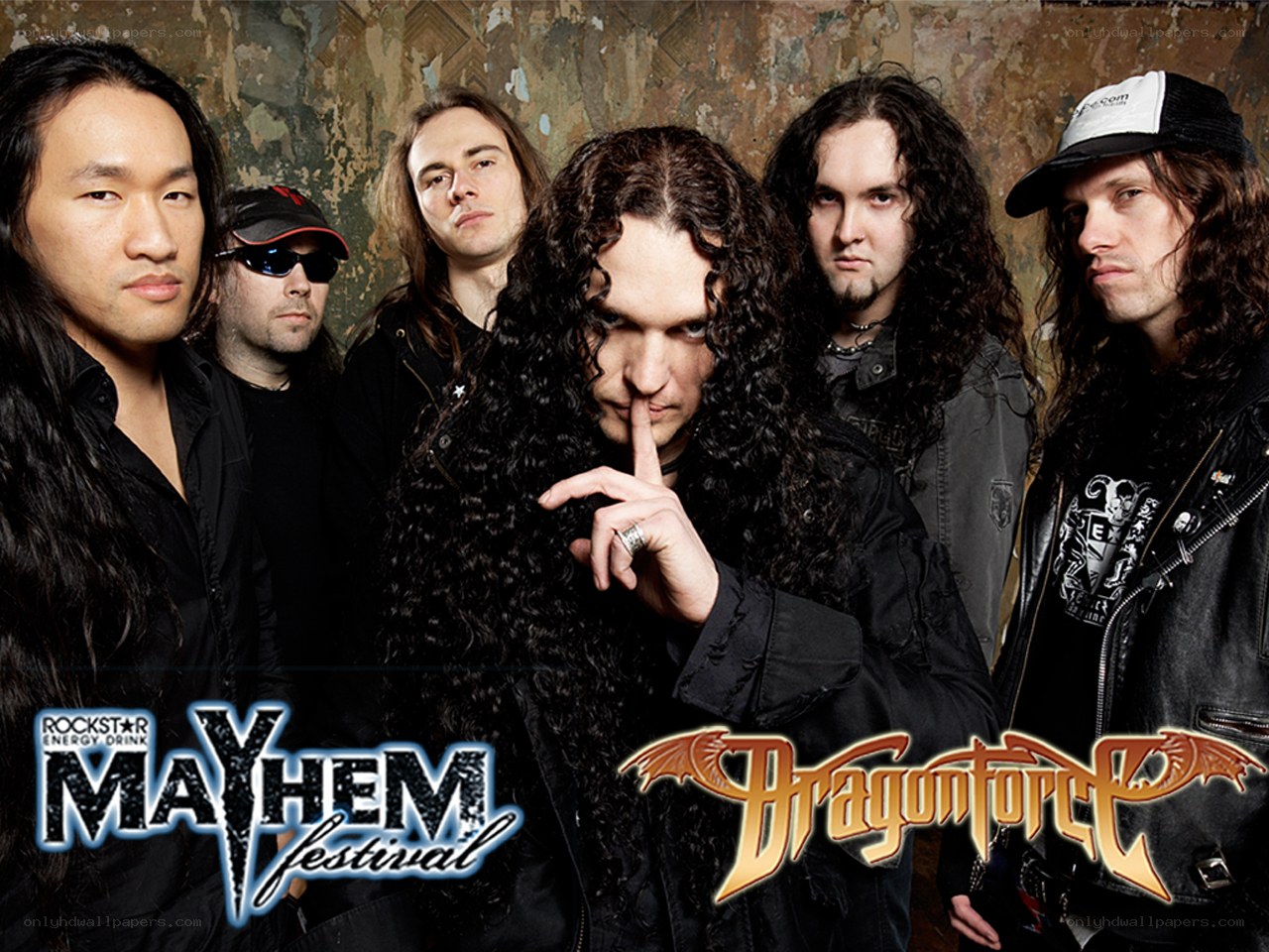Dragonforce at Mayhem Festival