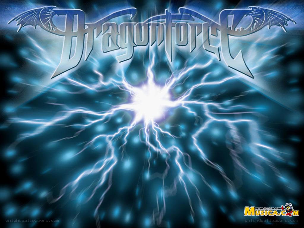 Dragonforce logo with lightning